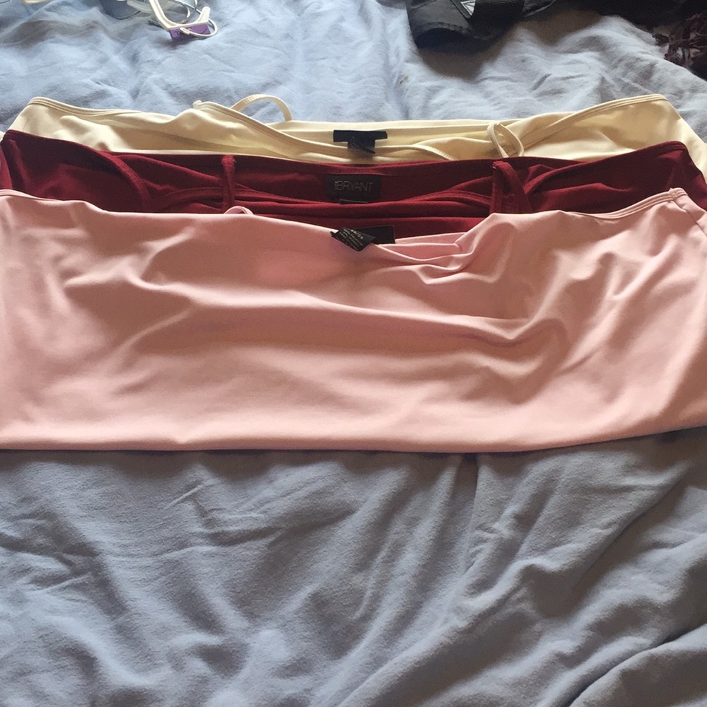 3 Lane Bryant Camisoles with Adjustable Straps